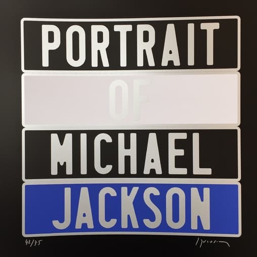 Joel DUCORROY - Michael Jackson, 2012 - Sérigraphie signée