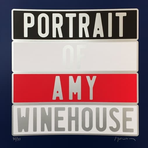 Joel DUCORROY - Amy Winehouse, 2012 - Sérigraphie signée