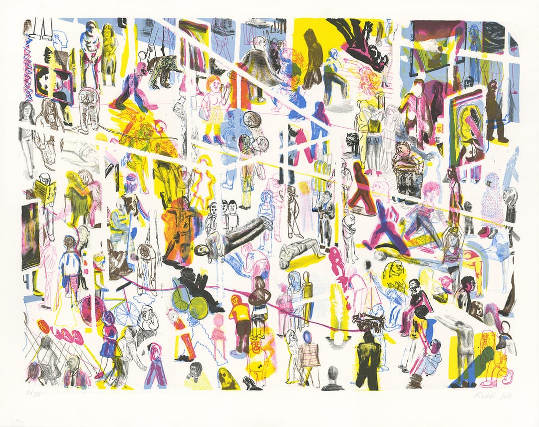 Yann KEBBI - Sans Titre, 2018 - Lithographie signée et numérotée