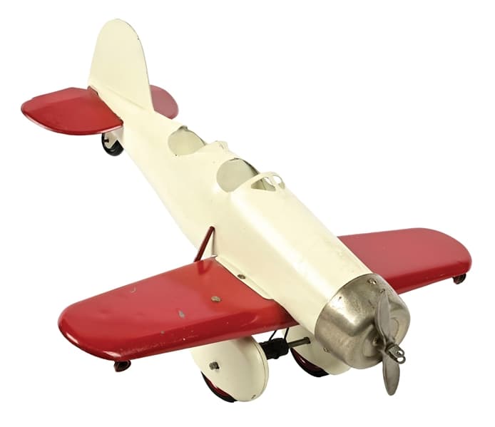 PRE-WAR PRESSED STEEL STEELCRAFT LOCKHEAD AIRPLANE