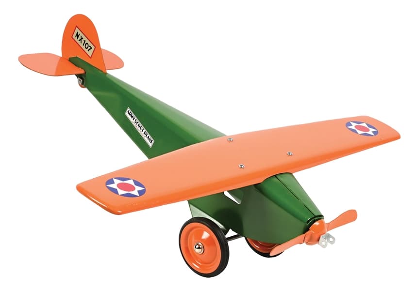 PRE-WAR PRESSED STEEL STEELCRAFT ARMY SCOUT PLANE