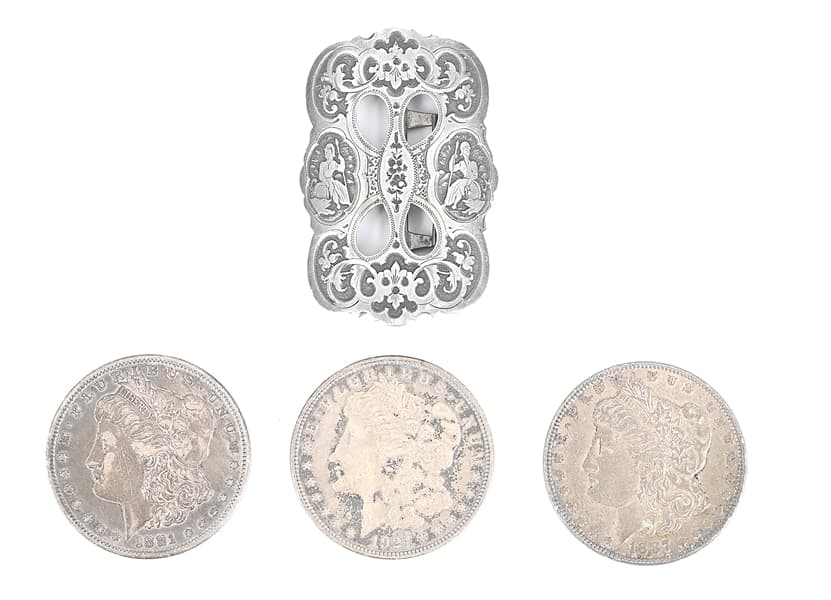 LOT OF 4: STERLING SILVER ITEMS