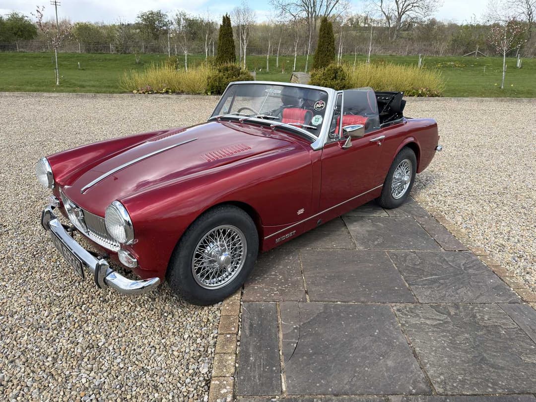 1968 MG Midget registration number VHN 663G engine number...