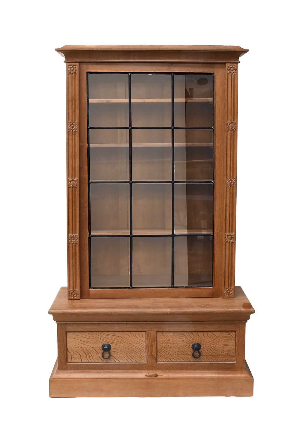 Workshop of Robert Mouseman Thompson (Kilburn): An English Oak Bookcase