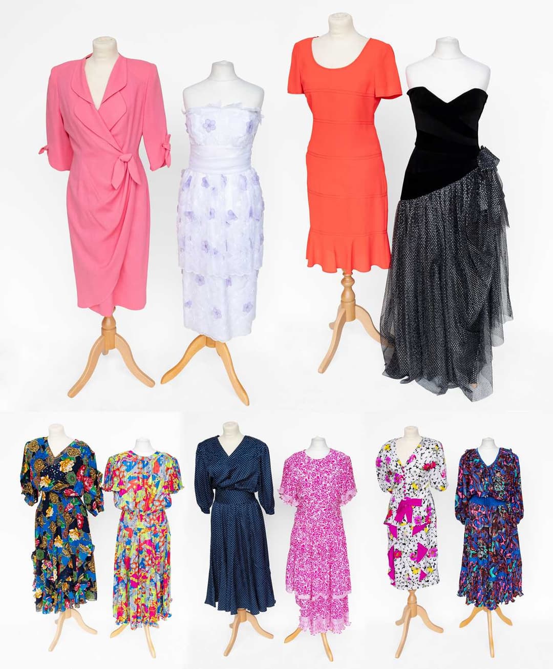 Circa 1980s Evening and Occasion Wear, Kanga Collection, Diana Frés