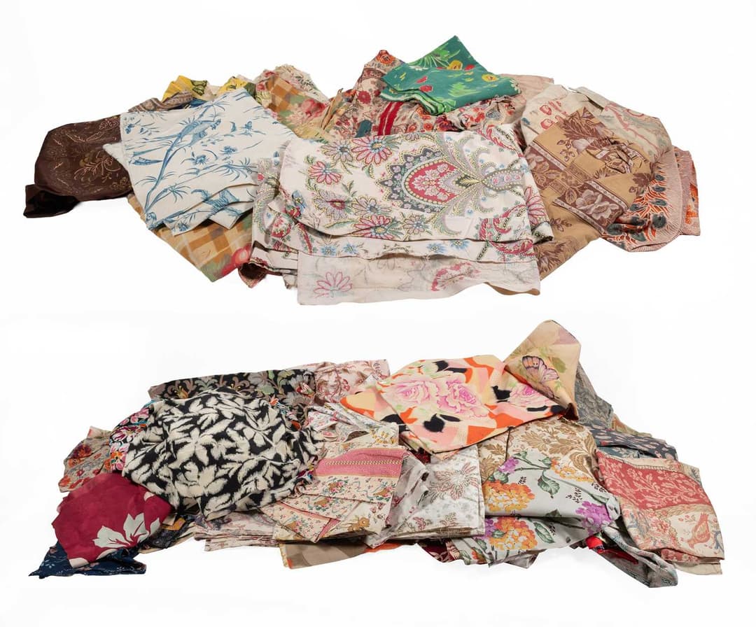Late 19th/Early 20th Century Mainly French Textile Remnants