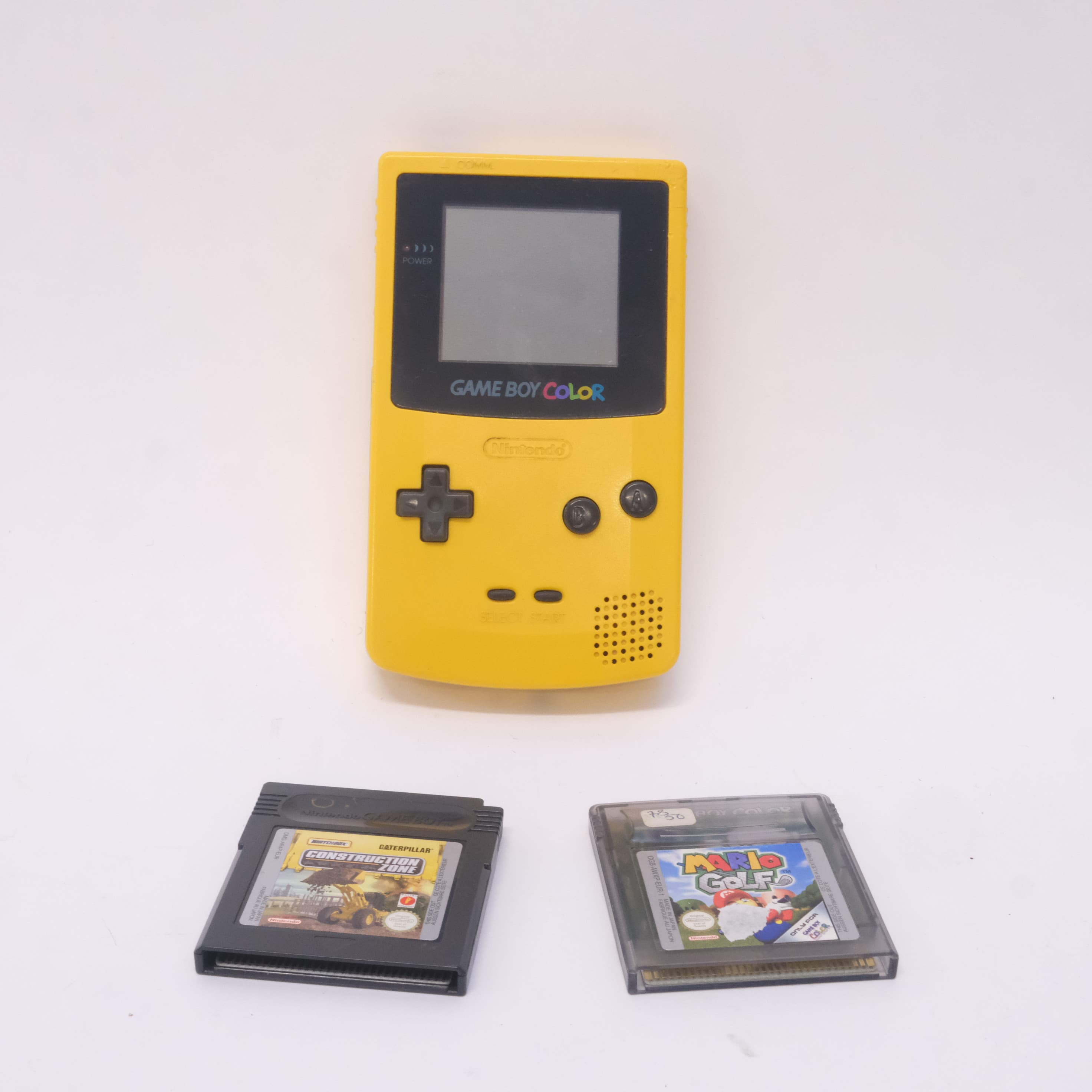 GAME BOY COLOR, NINTENDO, MED TVÅ SPEL, "MARIO GOLF" SAMT "MATCHBOX