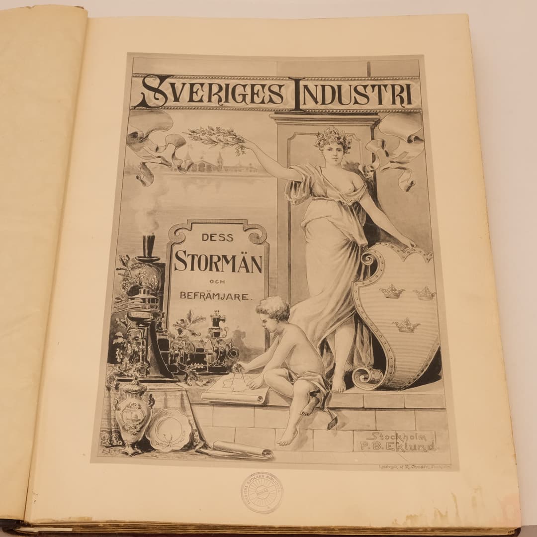 BOK, "SVERIGES INDUSTRI DESS STORMÄN OCH BEFRÄMJARE".