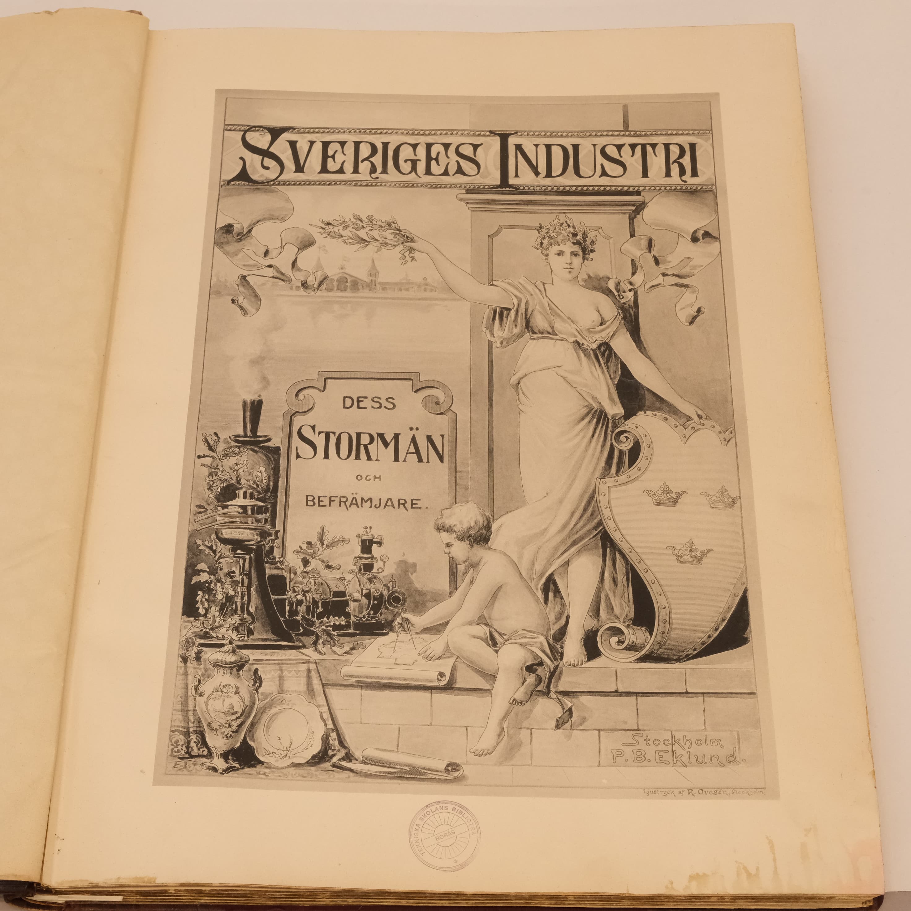 BOK, "SVERIGES INDUSTRI DESS STORMÄN OCH BEFRÄMJARE".