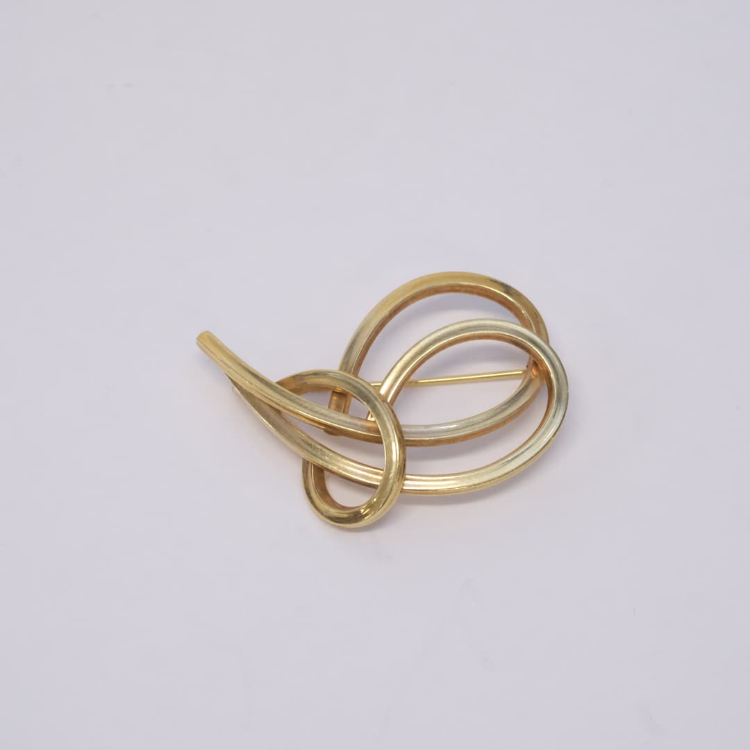 BROSCH, 18K GULD.
