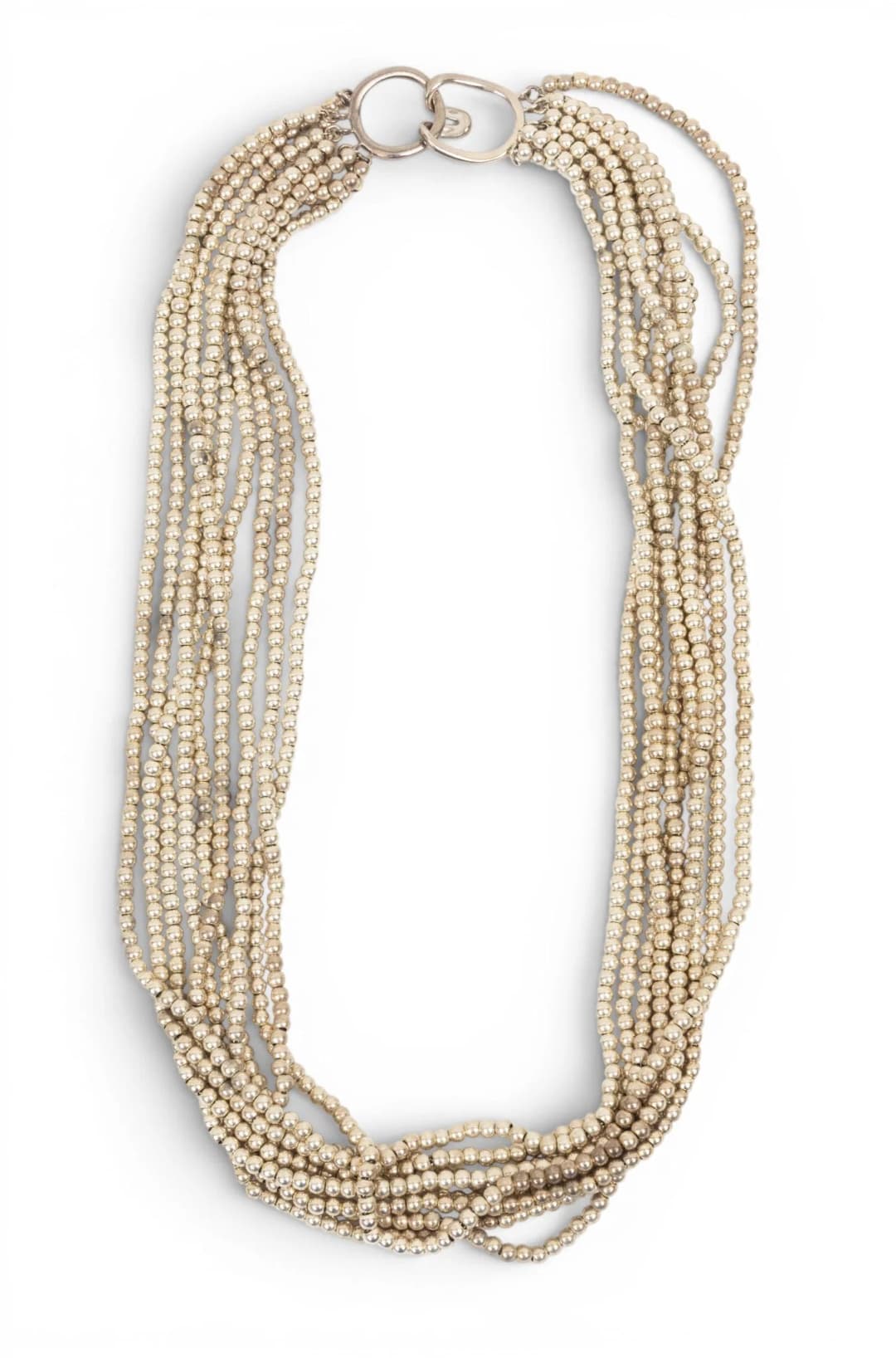 Tiffany & Co. (New York) Sterling Silver Multi-strand Beaded Torsade