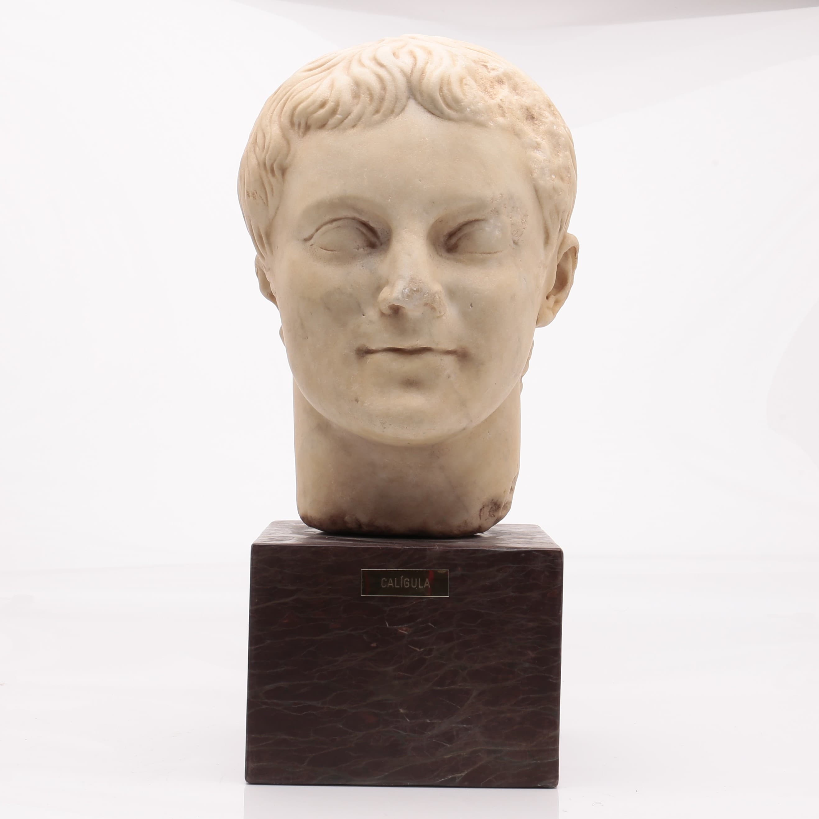PROBABLY ITALIAN SCHOOL, 20TH CENTURY. Head of Caligula.