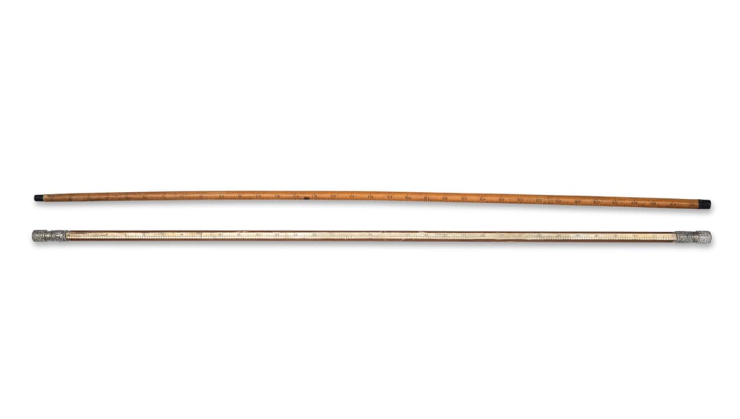 Jim Carter (as Mr Carson): Two 3 foot measuring stick character props