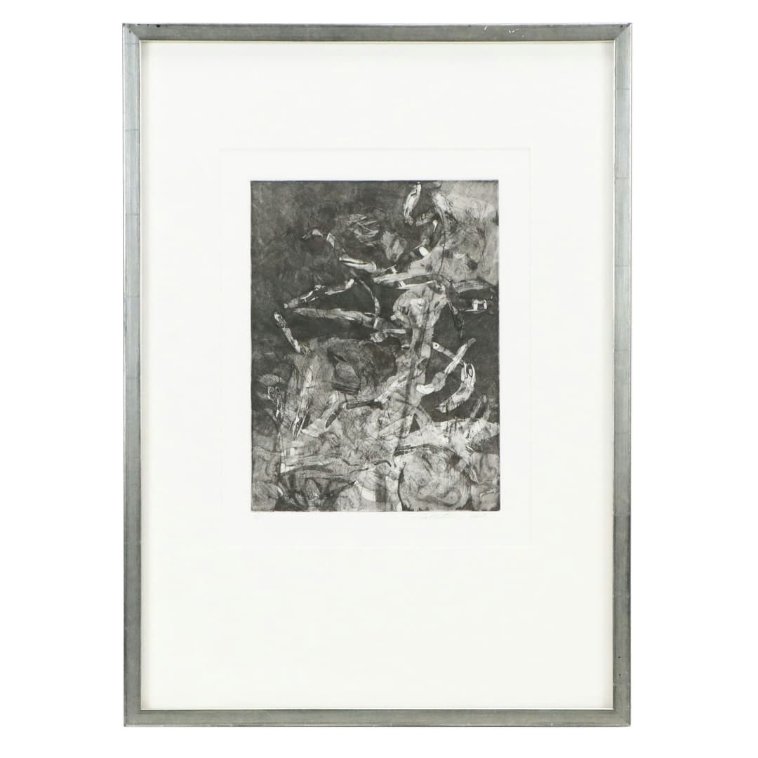 Abstract Monoprint Etching, 2003