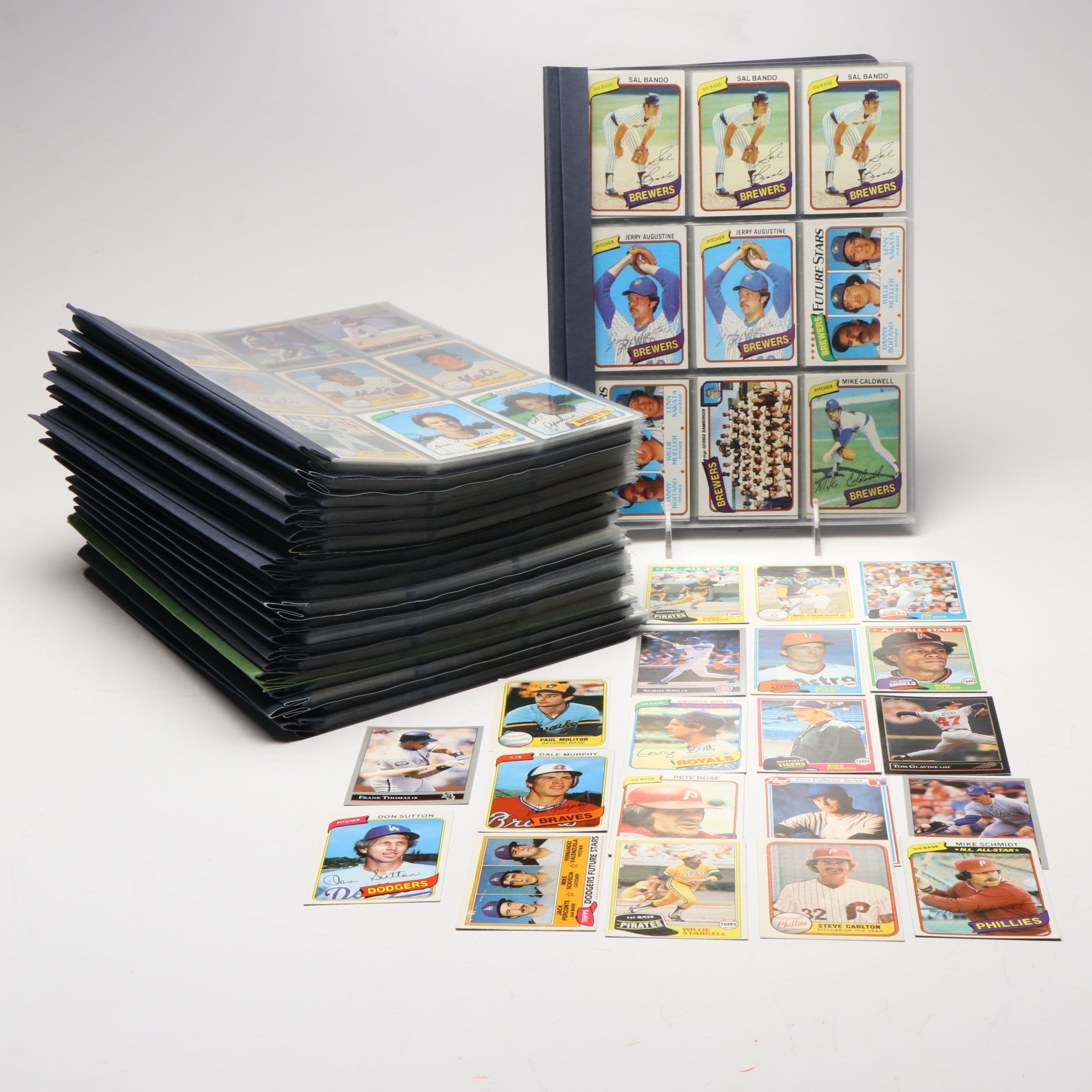Topps and Other Baseball Cards with Kirk Gibson & Fernando Valenzuela Rookies