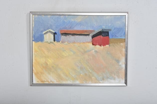 Getrud Lundholm, Oljemålning