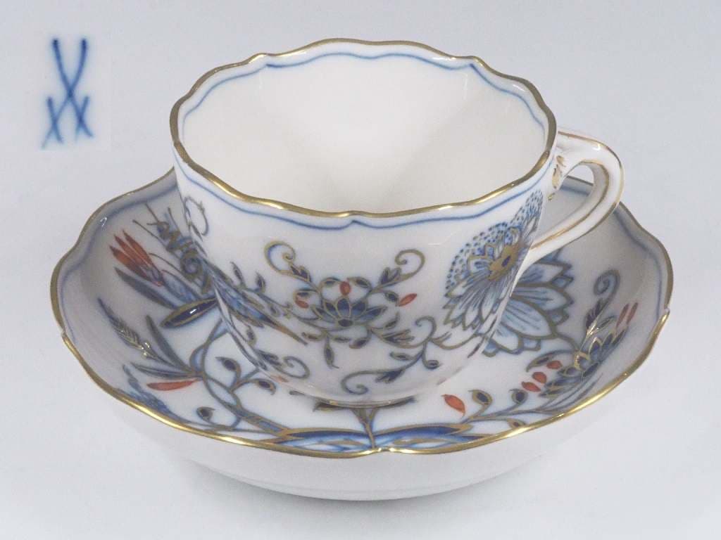 Moccatasse, Untertasse. MEISSEN nach 1934.