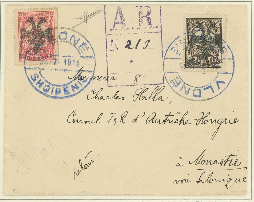 First Independent Albania (1912-1914) Third Issue 1913 (July 26).