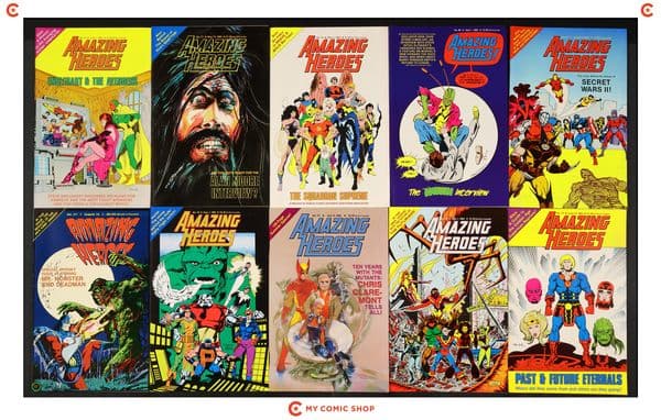 Amazing Heroes Lot of 10
