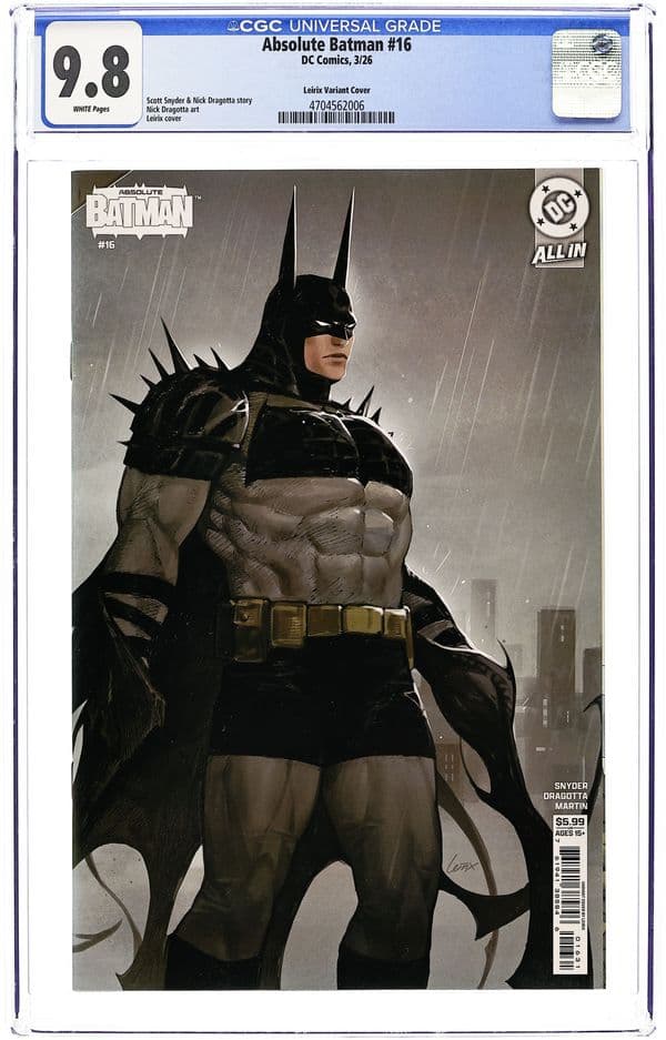 Absolute Batman (2024 DC) 16C CGC 9.8