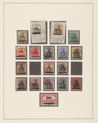 Germany. Saar. 1920-1959. Very beautiful and almost complete used