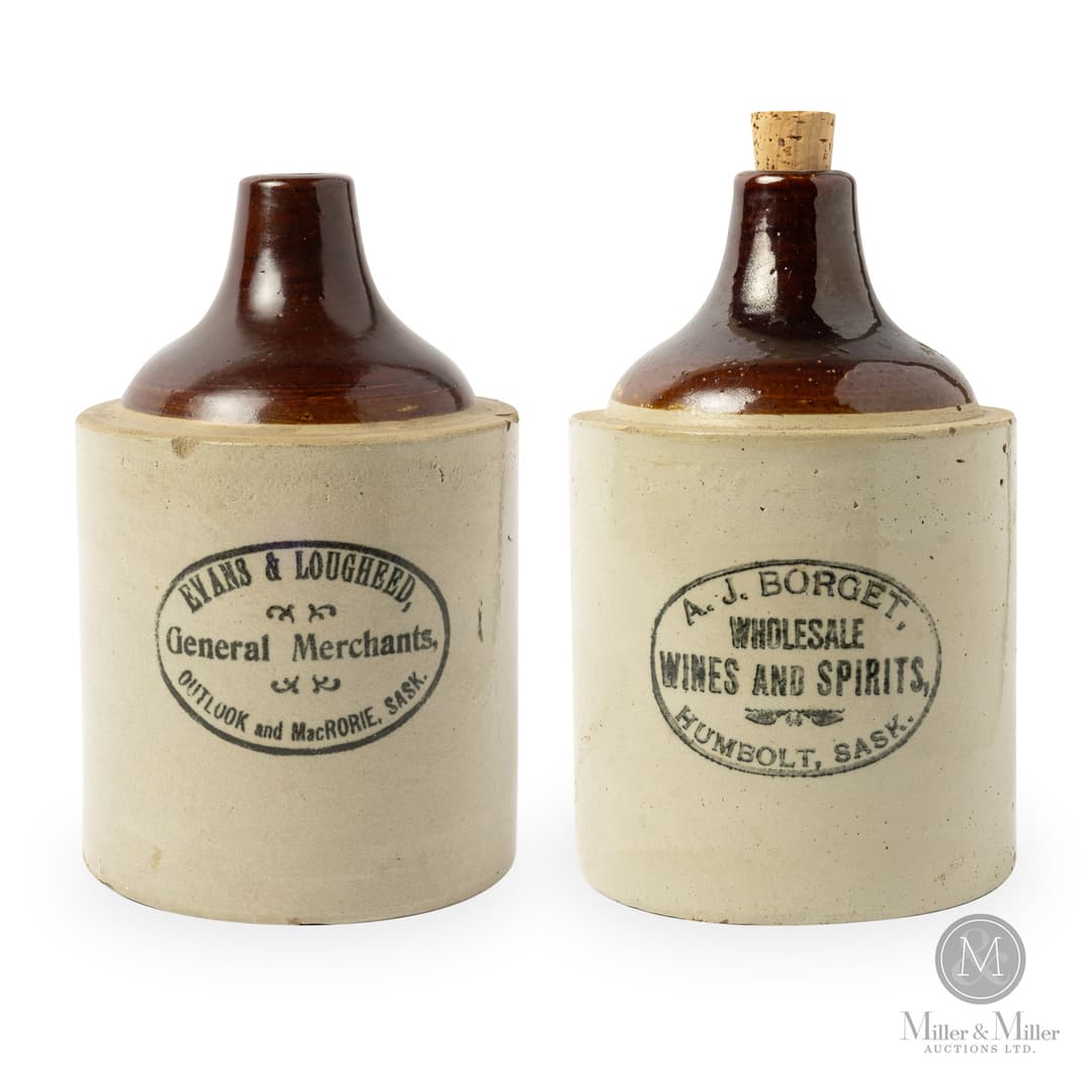 Pair of 1 Gal Saskatchewan Jugs