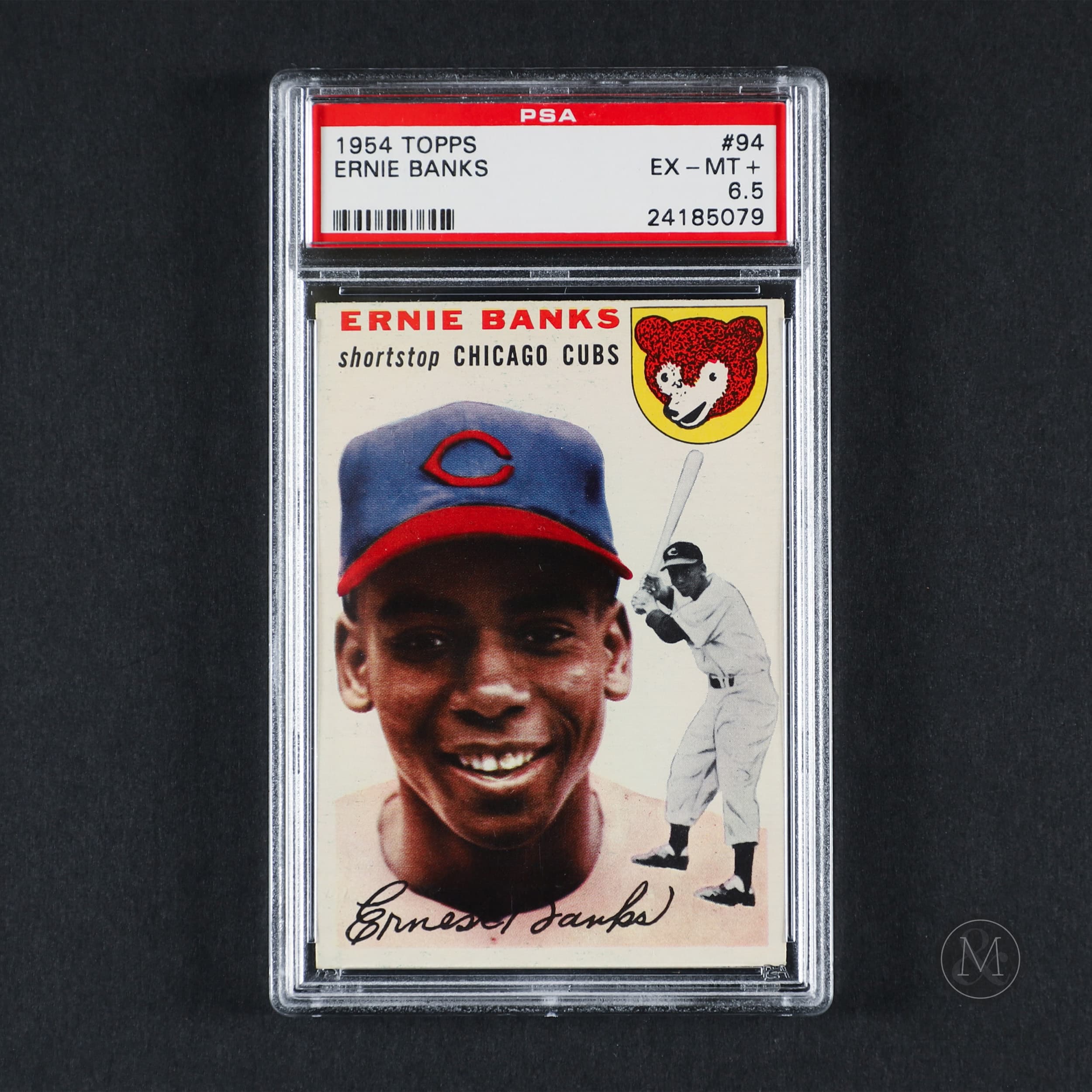 *PREVIEW LOT* 1954 Topps #94 Ernie Banks PSA 6.5
