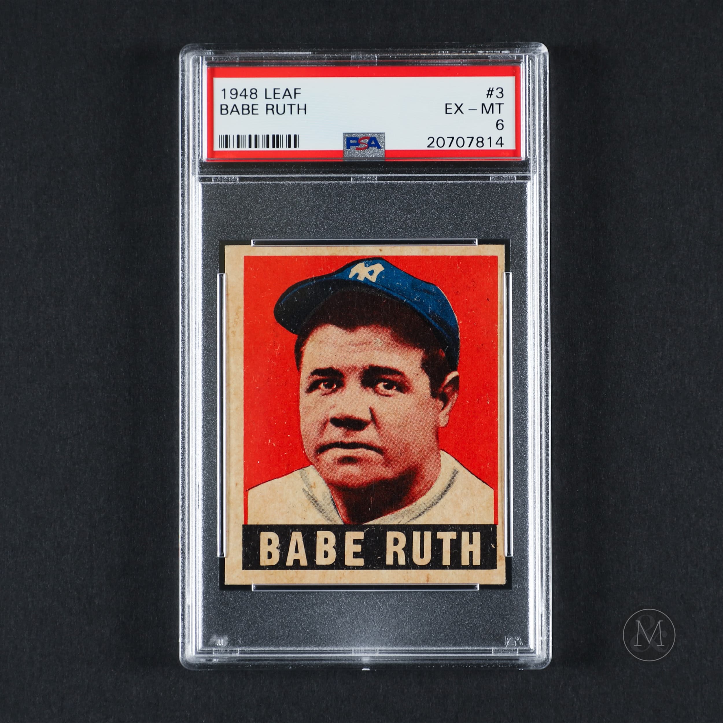 *PREVIEW LOT* 1948 Leaf #3 Babe Ruth PSA 6