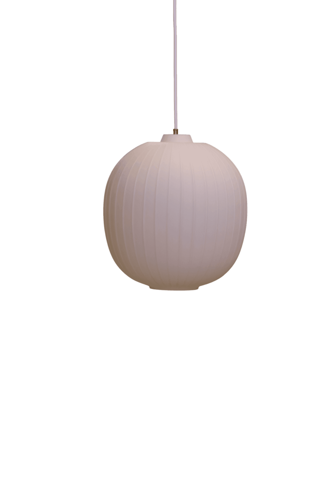 Aloys Gangkofner taklampa i opalglas. 30 cm ø