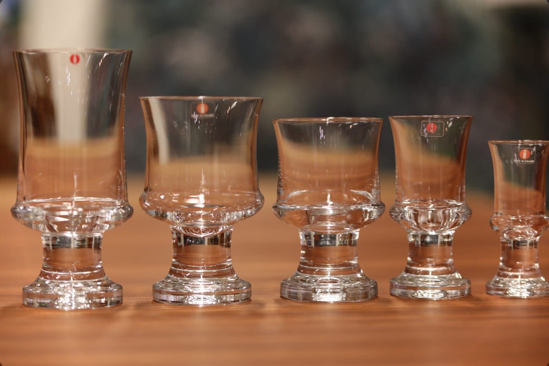 Tapio Wirkkala glas i serien Tavastia Iittala