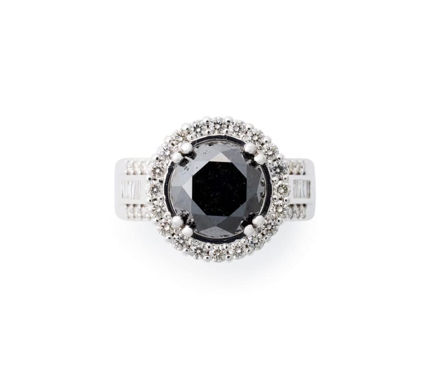 Black diamond ring