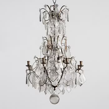 Chandelier, early 20th century, Rococo style.