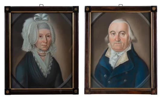 GERMAN SCHOOL (EARLY 19TH CENTURY), PORTRAITS OF A HUSBAND AND WIFE (2)
