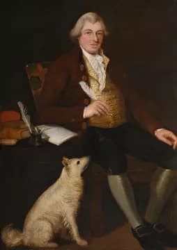 RICHARD WILSON OF BIRMINGHAM (BRITISH 1752-1807), PORTRAIT OF SEATED