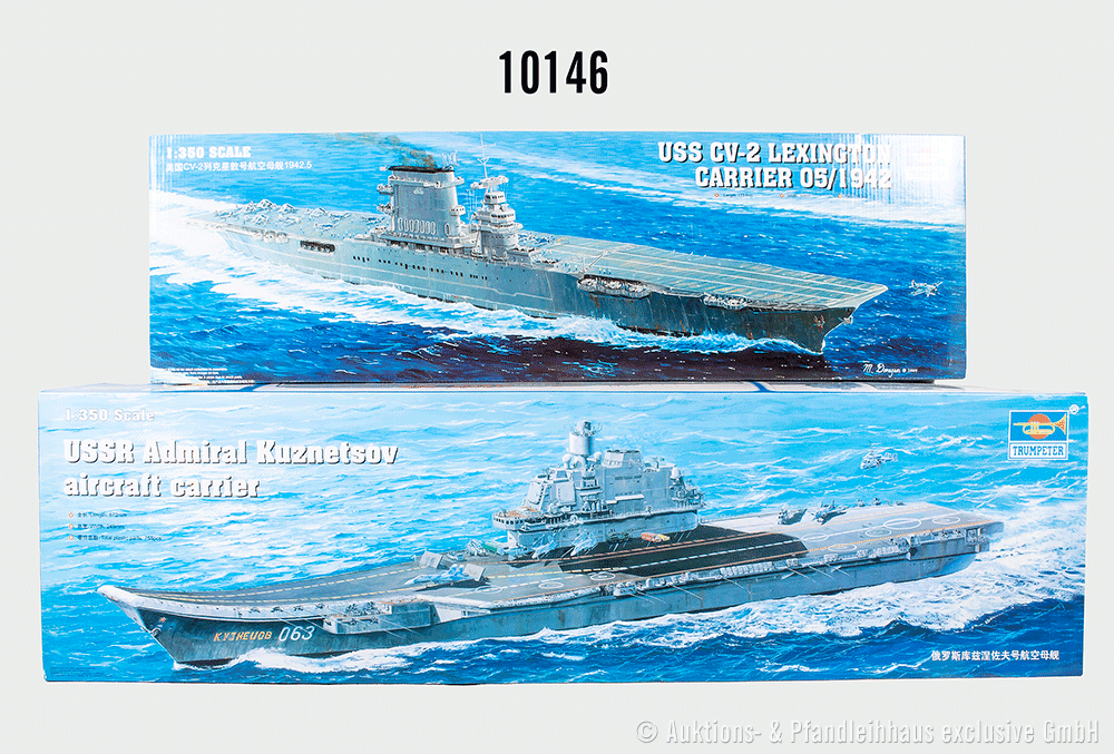 Trumpeter Militärschiff-Bausätze, 05606 USSR Admiral Kuznetsov aircraft