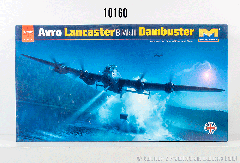 HK Models Militärflugzeug-Bausatz 01E011 Avro Lancaster B Mk.III Dambuster