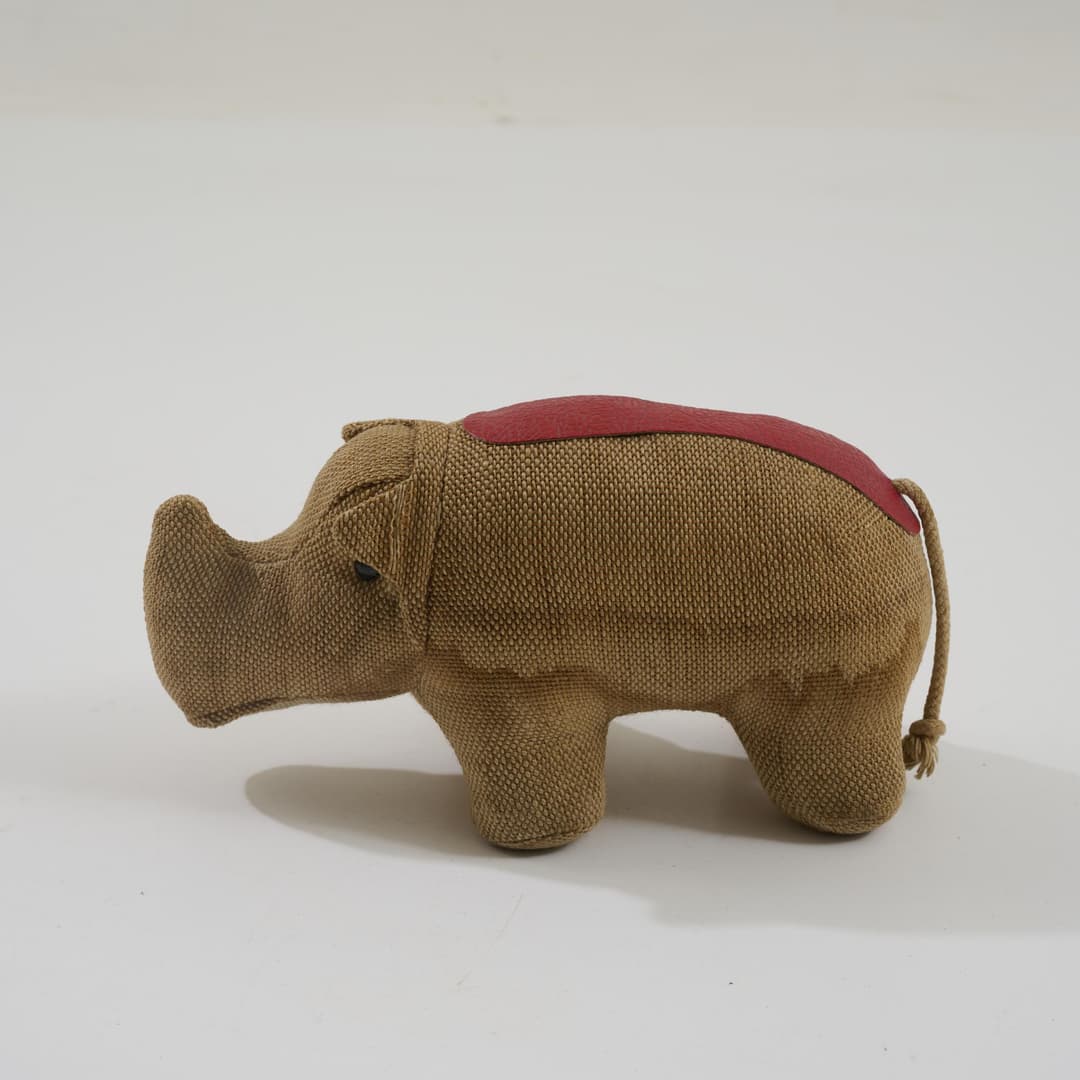 Renate Müller Therapeutisches Spielzeug 'Nashorn', um 1968