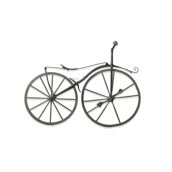 Velocipede in ferro "boneshaker". XIX secolo