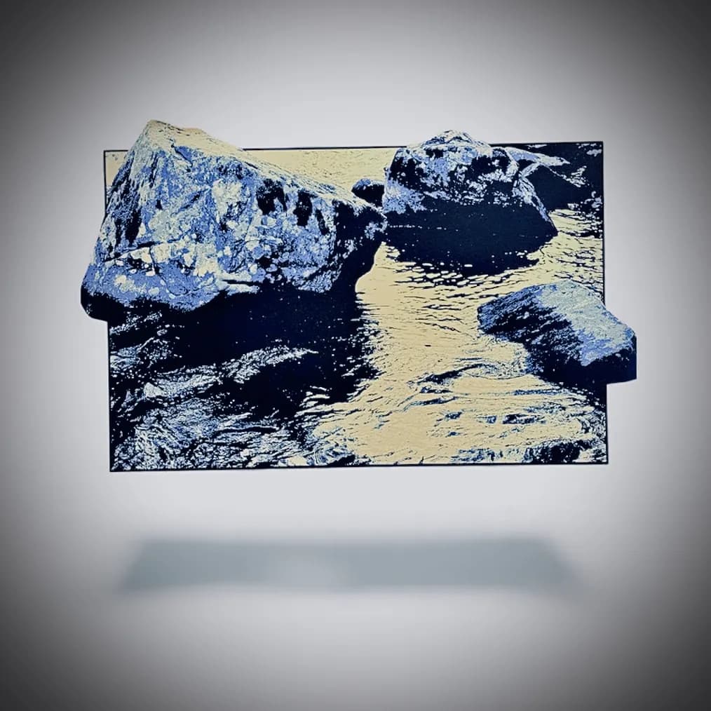 Frank Olsson ”Running water” Fine Art Print