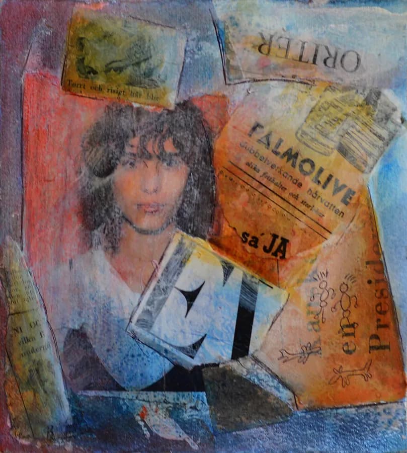 Robert Van Bolderick ” Blick ”mixed media