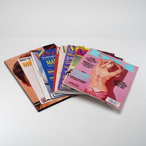 10pc Madonna Magazines/Books