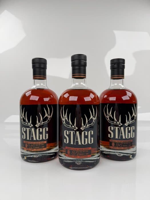 Stagg Bourbon Batch 25B, 25C & 25D - 750ml - 3 bottles