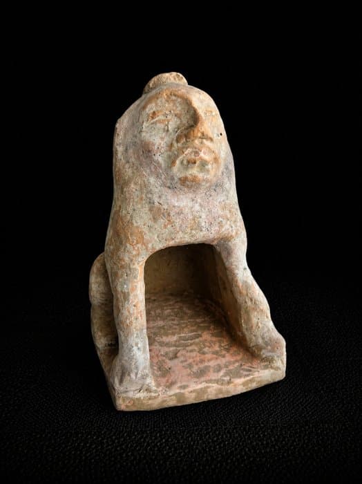 Ancient Chinese, Tang Dynasty Terracotta Figure - 24 cm