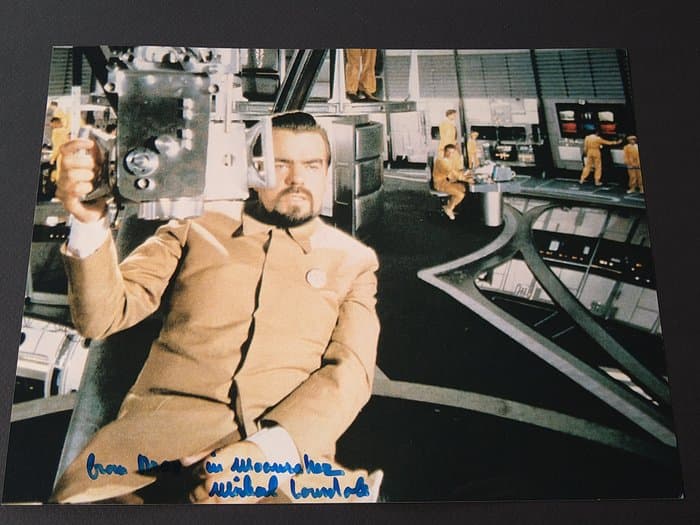 James Bond 007: Moonraker - Michael Lonsdale (+) "Hugo Drax" - Autograph