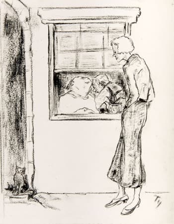 Bertha TARNAY (1891 - 1973) - Nachbarn (Neighbours)