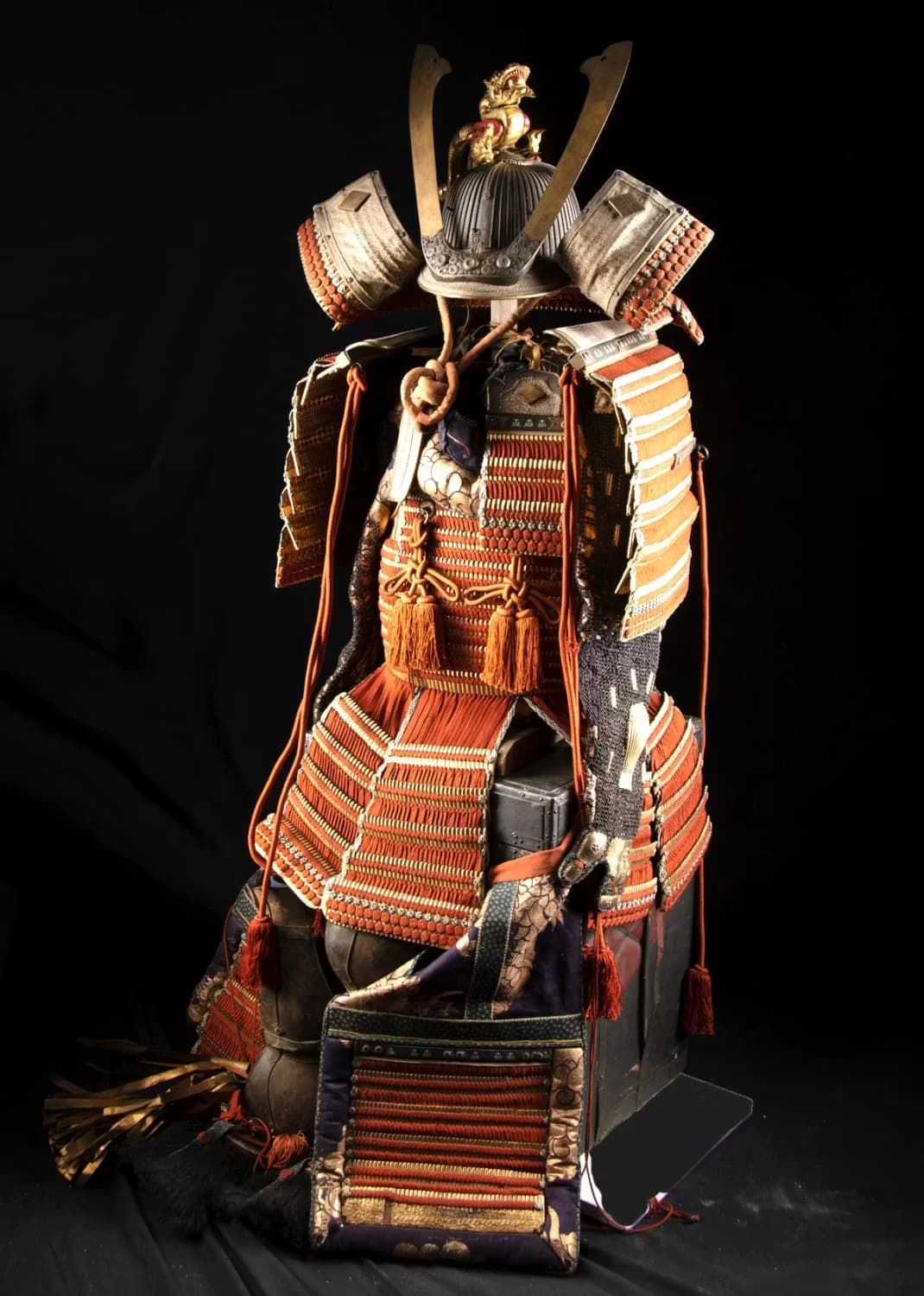 Japanese Muromachi Samurai Armor Set & Yoroibitsu Box, CIRAM Tested