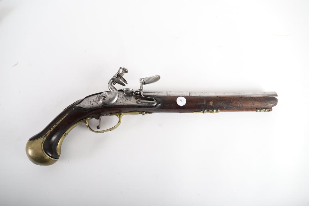 FLINTLOCK PISTOL. - Lot 37