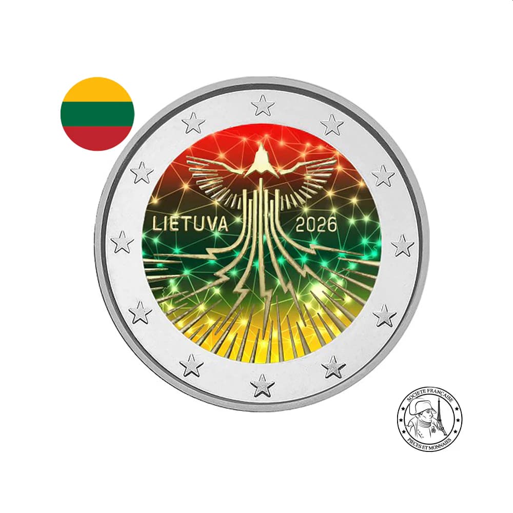 Lituanie 2026 - 2 Euros Commémorative - Indépendance énergétique -