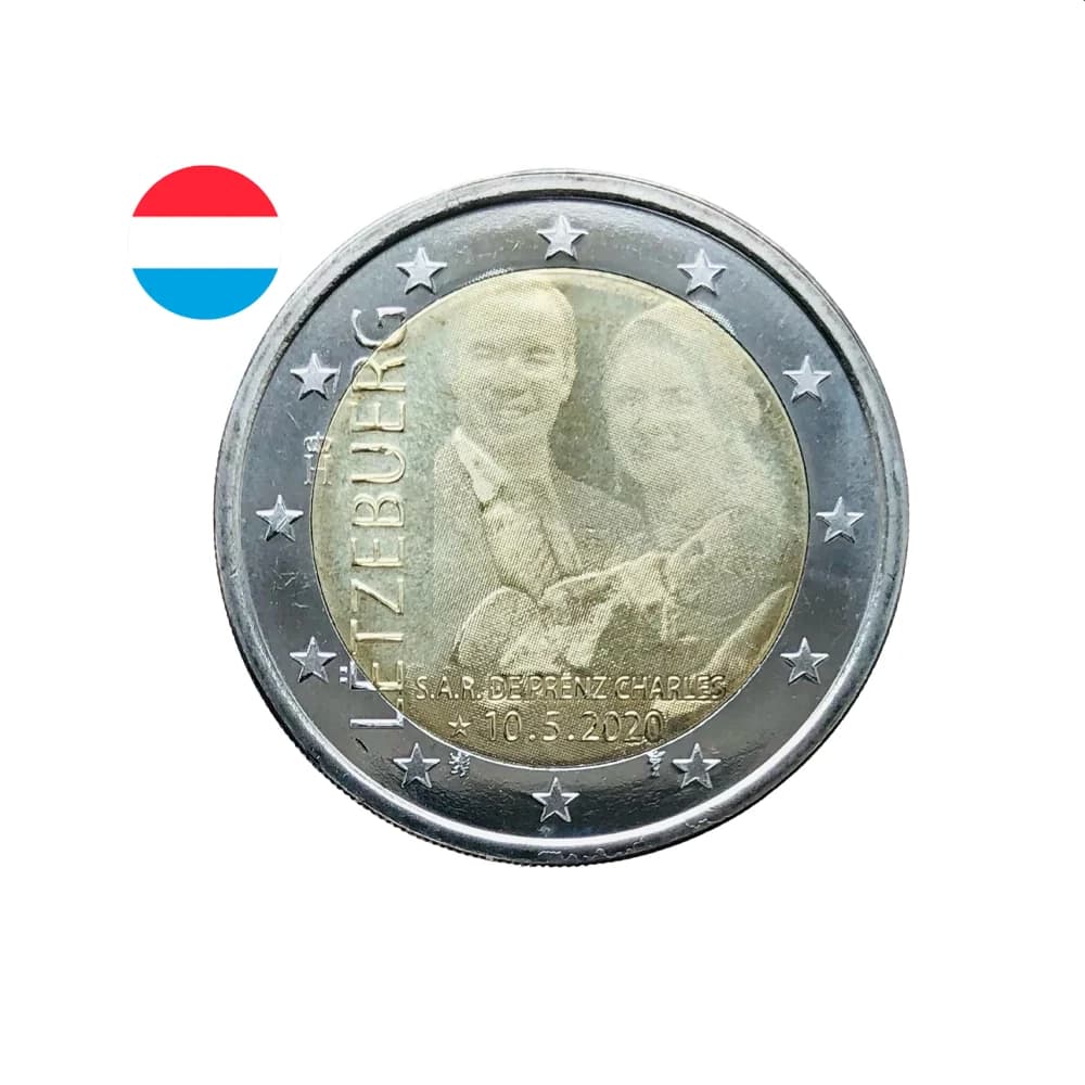 Luxembourg 2020 - 2 Euros Commémorative - Naissance du Prince Charles