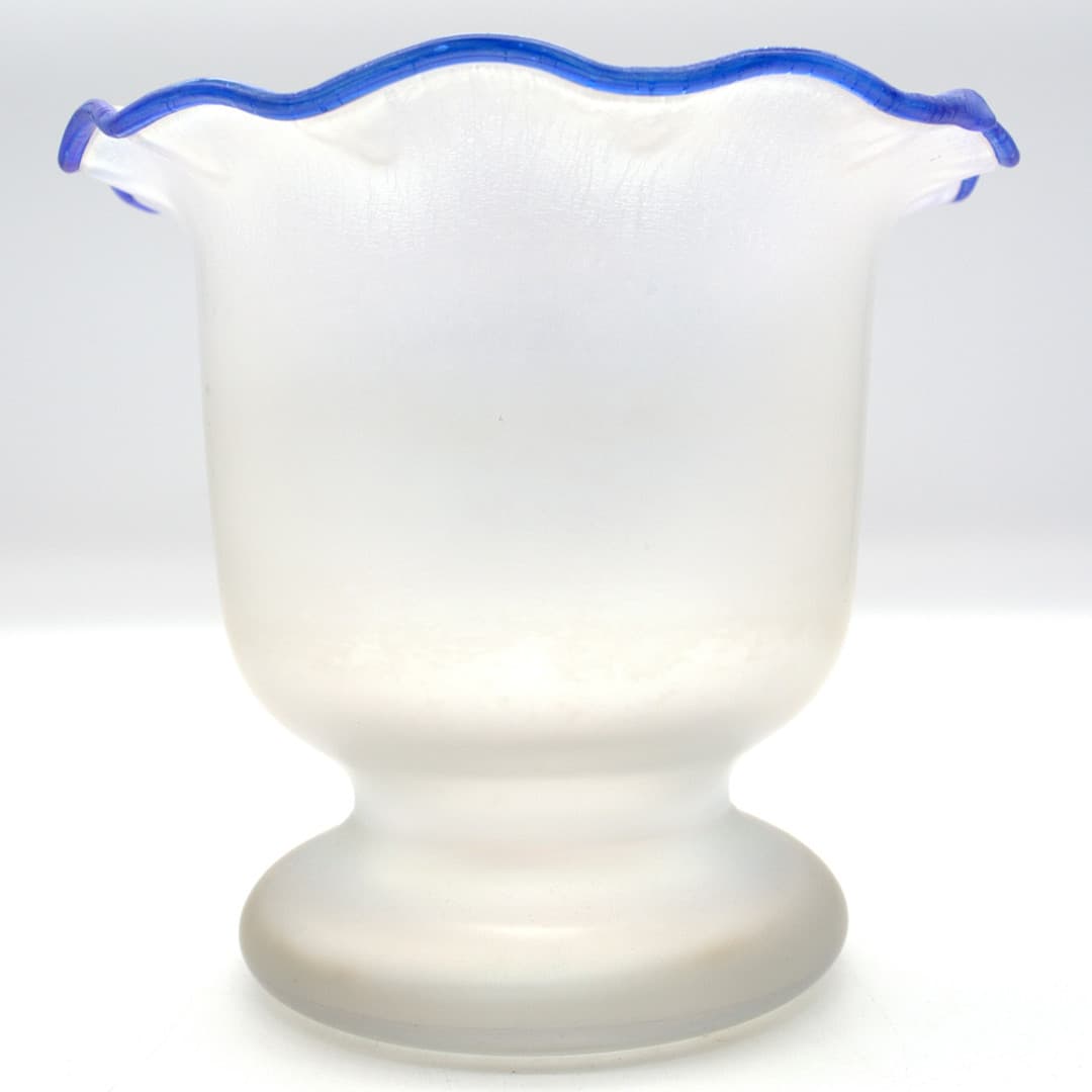 ERWIN EISCH. EISCH GLASHÜTTE, DESIGNER VASE 80ER JAHRE.